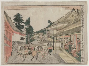 Chushingura: Akt II (aus der Serie Perspektivbilder für Das Schatzhaus der Loyalität)