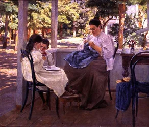 Auf der Terrasse