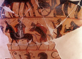 Die Rückkehr des Hephaistos nach Olympus - (Detail) - 