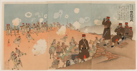 Oberst Kumamoto Masaji, Regimentskommandeur der kaiserlichen Gardeartillerie
