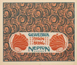 Gewebter Bodenbelag Neptun, 1901