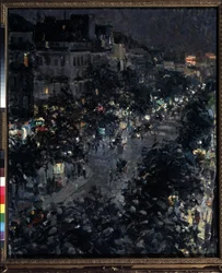 Paris bei Nacht, Boulevard des Italiens