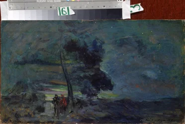 Bühnenbildentwurf für das Theaterstück "Der König von Judäa" von Großherzog Konstantin Konstantinovich Romanov, Musik von Alexander Glazunov