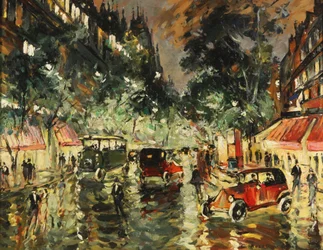 Regennacht in Paris, 1930er Jahre