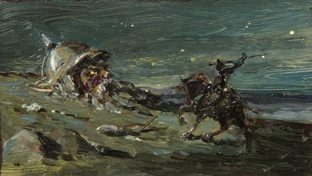 Bühnenbild für die Oper Ruslan und Ljudmila von M. Glinka