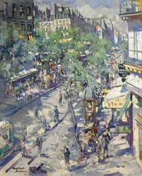 Der Boulevard de Sébastopol in Paris, 1923