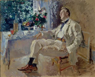 Porträt des Sängers Feodor Ivanovich Chaliapin 1873-1938, 1911