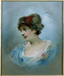 Porträt der Balletttänzerin Marie Petipa