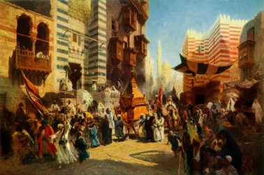 Rückkehr des heiligen Teppichs von Mekka nach Kairo, 1876, 1965