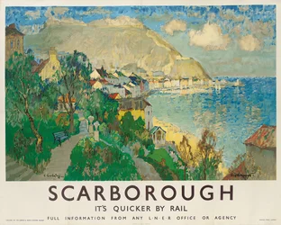 Ein Werbeplakat für Scarborough