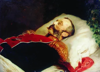 Konstantin Makovsky Alexander II auf dem Sterbebett 1881