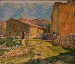 Sonniger Vormittag in Civita d