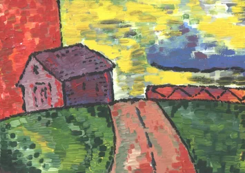 Buntes Landhaus