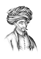 Würdiger Mann im Turban