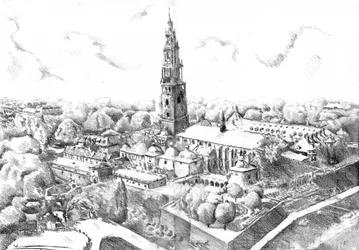 Ansicht des historischen Stadtturms