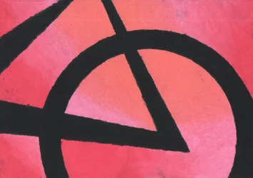 Lebhafte rote Geometrie