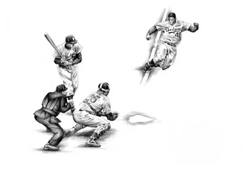 Vintage Baseballspiel