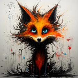 Anthropomorphismus des Zauberfuchses