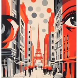 Werbeplakat, Paris, Frankreich 4