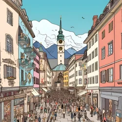 Innsbruck, Zeichentrickfilm 2