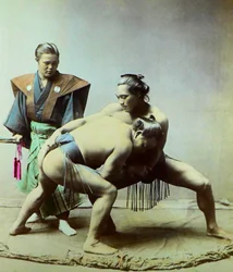 Sumo-Ringer, ca. 1880