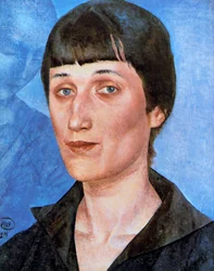 Porträt von Anna Achmatowa, 1922