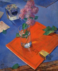 Stillleben mit Flieder, 1928