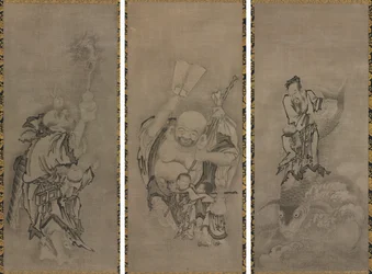 Hotei mit daoistischen Unsterblichen