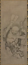 Hotei mit daoistischen Unsterblichen: Hotei, ca. 1575-1600