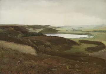 Eine Landschaft bei Bryrup, Jütland