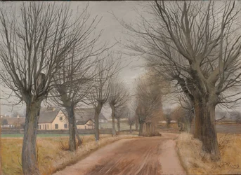 Eine Straße in der Nähe von Vinderød, Seeland