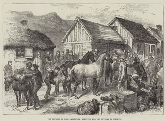 Der Tourist in hohen Breiten, Aufbruch zu den Geysiren in Island