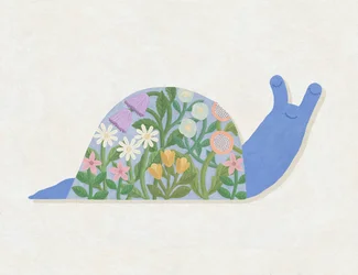 Frühlingsblüten Schnecke, 2023