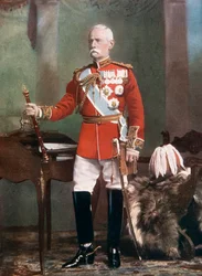 Feldmarschall Lord Roberts, Oberbefehlshaber der Streitkräfte in Südafrika, 1902