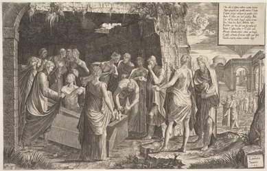 Auferweckung des Lazarus, 1544