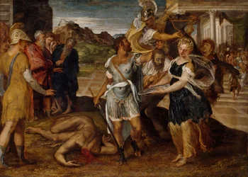 Die Hinrichtung von Johannes dem Täufer, 16. Jahrhundert