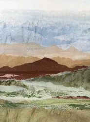 Abstrakte Bergschichten