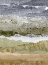 Gedämpfte Geschichtete Landschaft