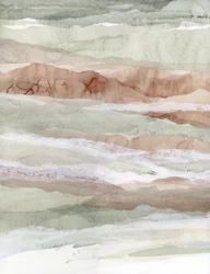 Gedämpfte Bergschichten