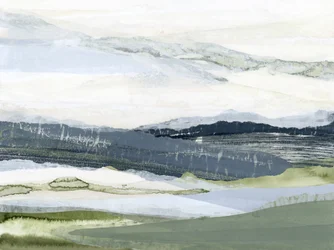 Serene Abstrakte Landschaft