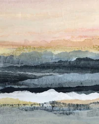 Serene Abstrakte Berge