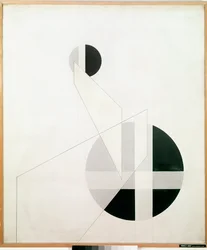 Komposition A XX Gemälde von László Moholy-Nagy