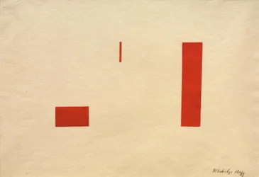 Ohne Titel (Rote Collage)
