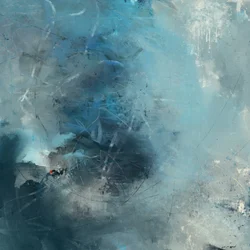Abstrakte Ozeanblues
