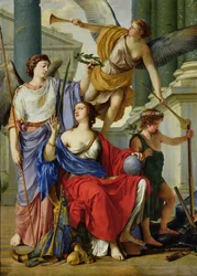 Allegorie der Regentschaft von Anna von Österreich, 1648