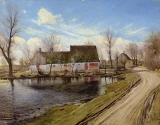 Bauernhäuser in Baldersbronde