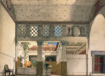 Innenraum des Hauses von Gaius Marcius