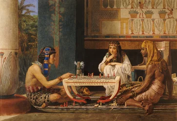 Ägyptische Schachspieler, 1868