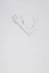 Studie einer linken Hand und eines Arms, um 1901