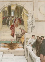 Warten auf eine Audienz bei Agrippa